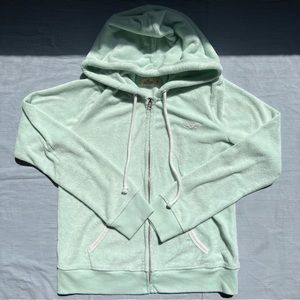 Hollister Terrycloth Zip-up Hoodie